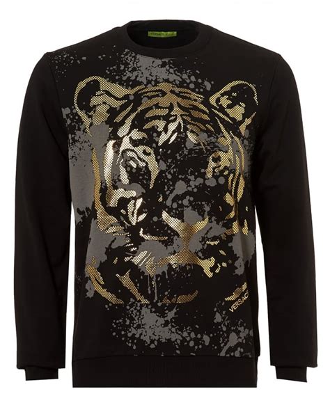 versace tiger jumper|versace sweatsuit for men.